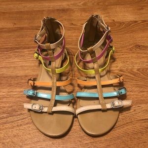 Forever21 Multi-color Strappy Sandals